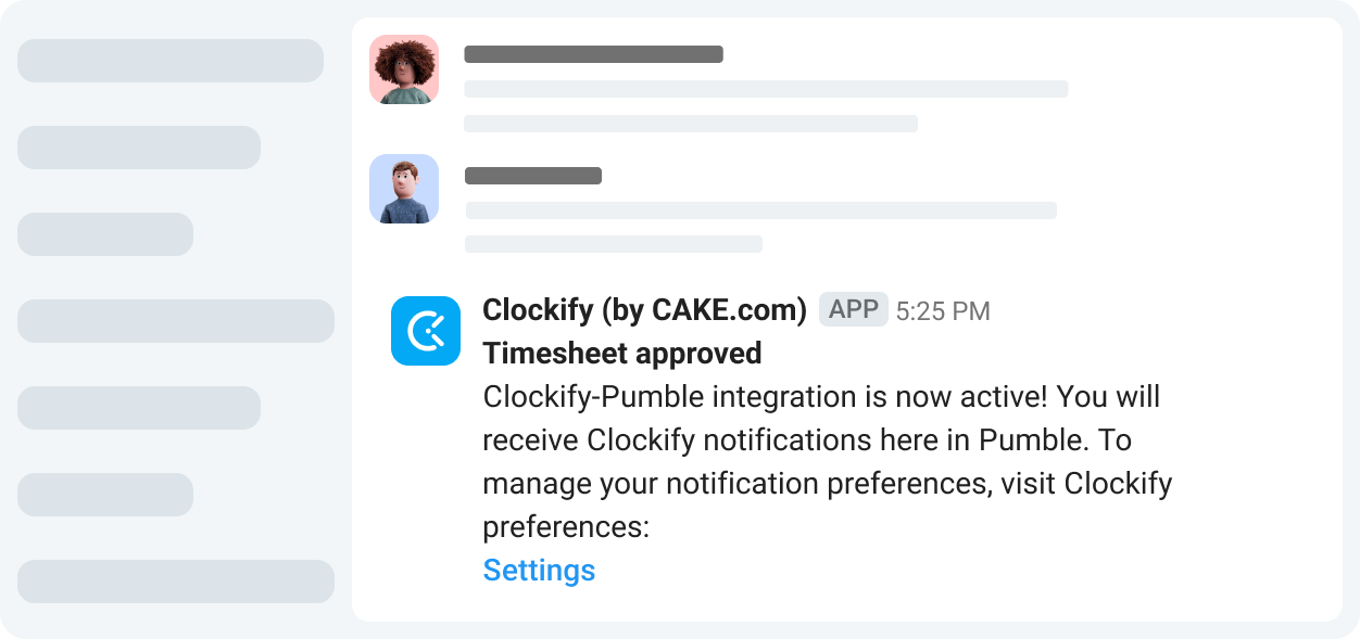 Start using Clockify in Pumble