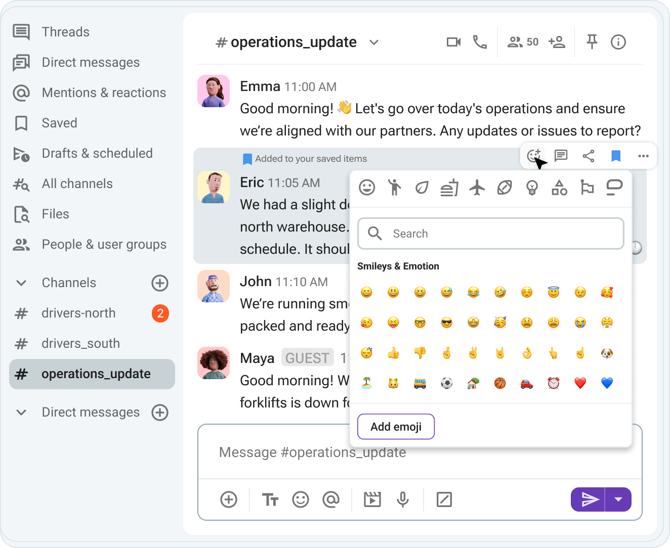 Create and use custom emojis