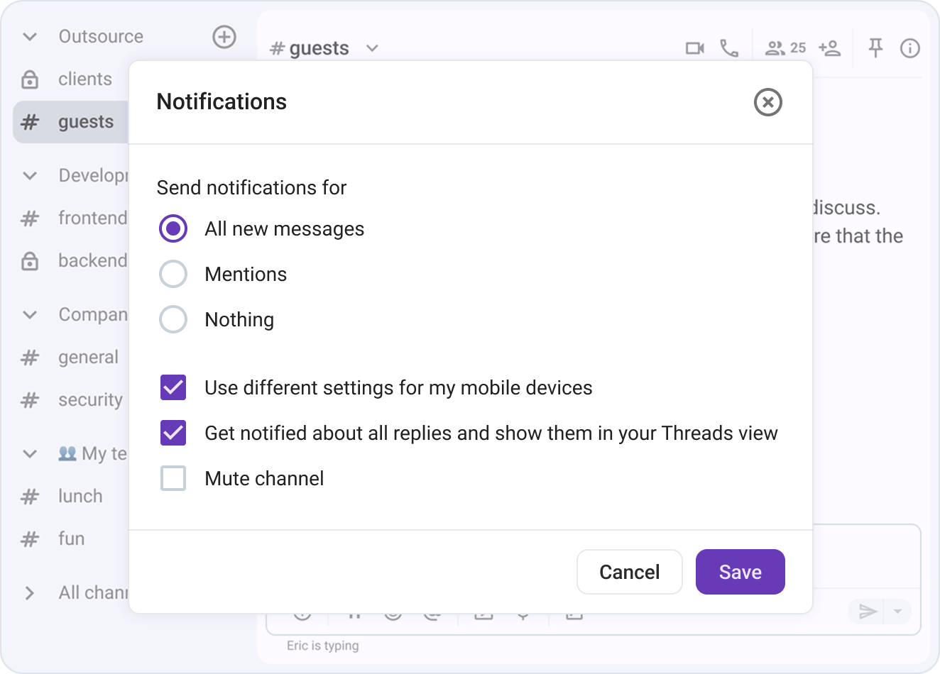 Get alert for every message