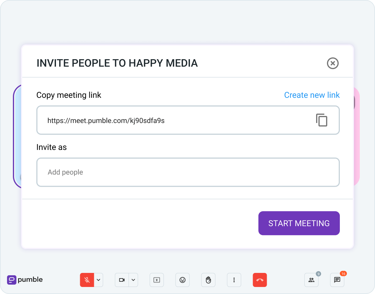 Invite people to join you in your video call