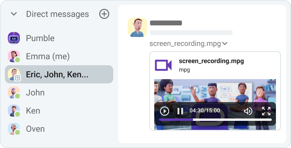 Record video messages