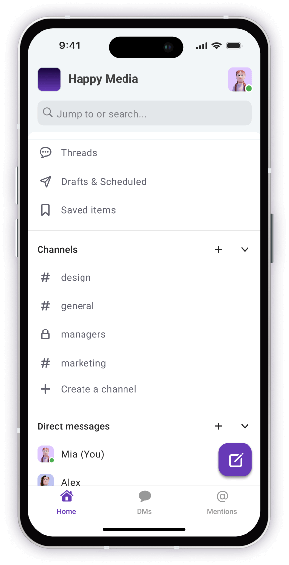 Send messages from your phone