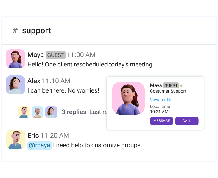 Priority customer support