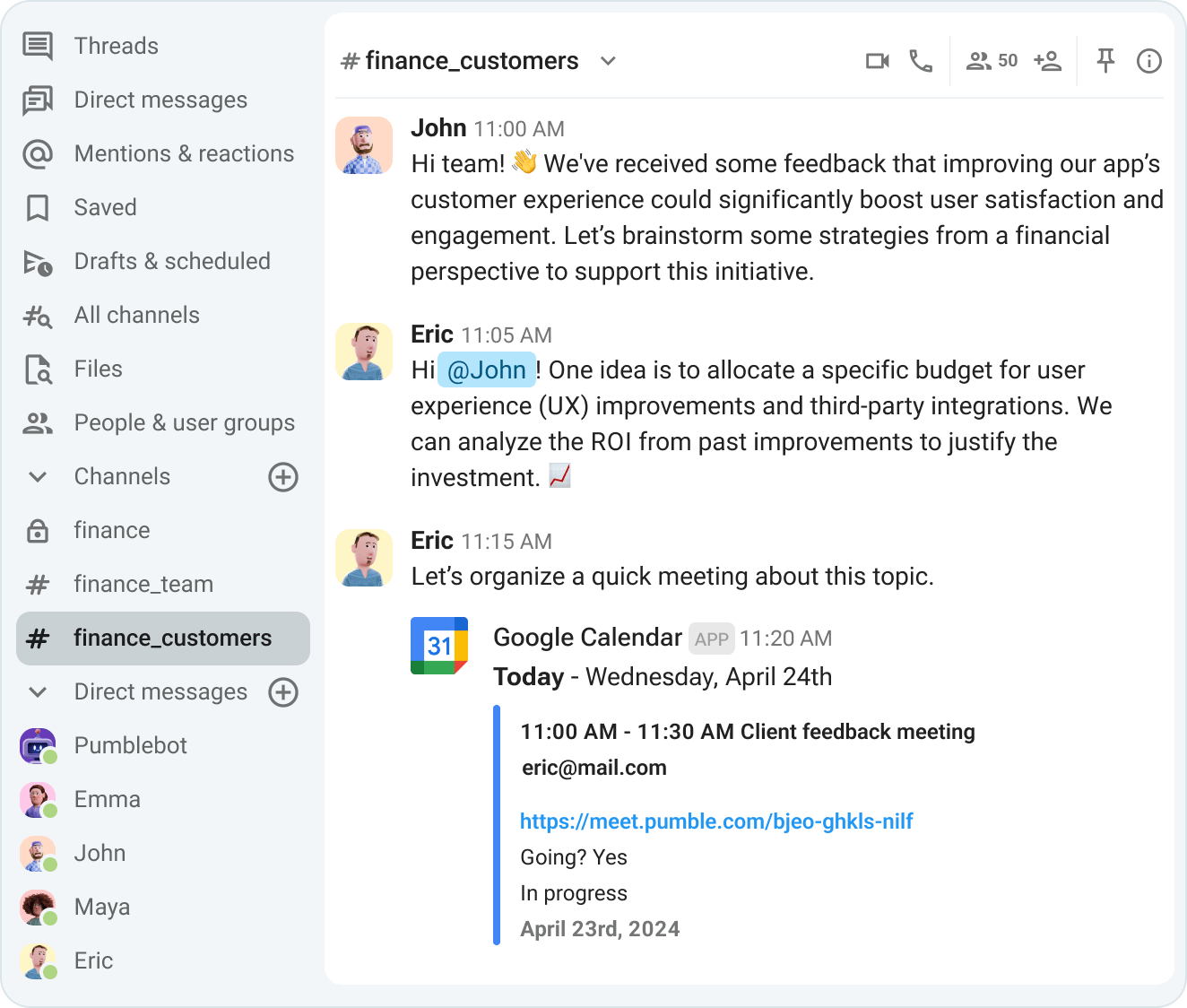 Collaborate with your customers