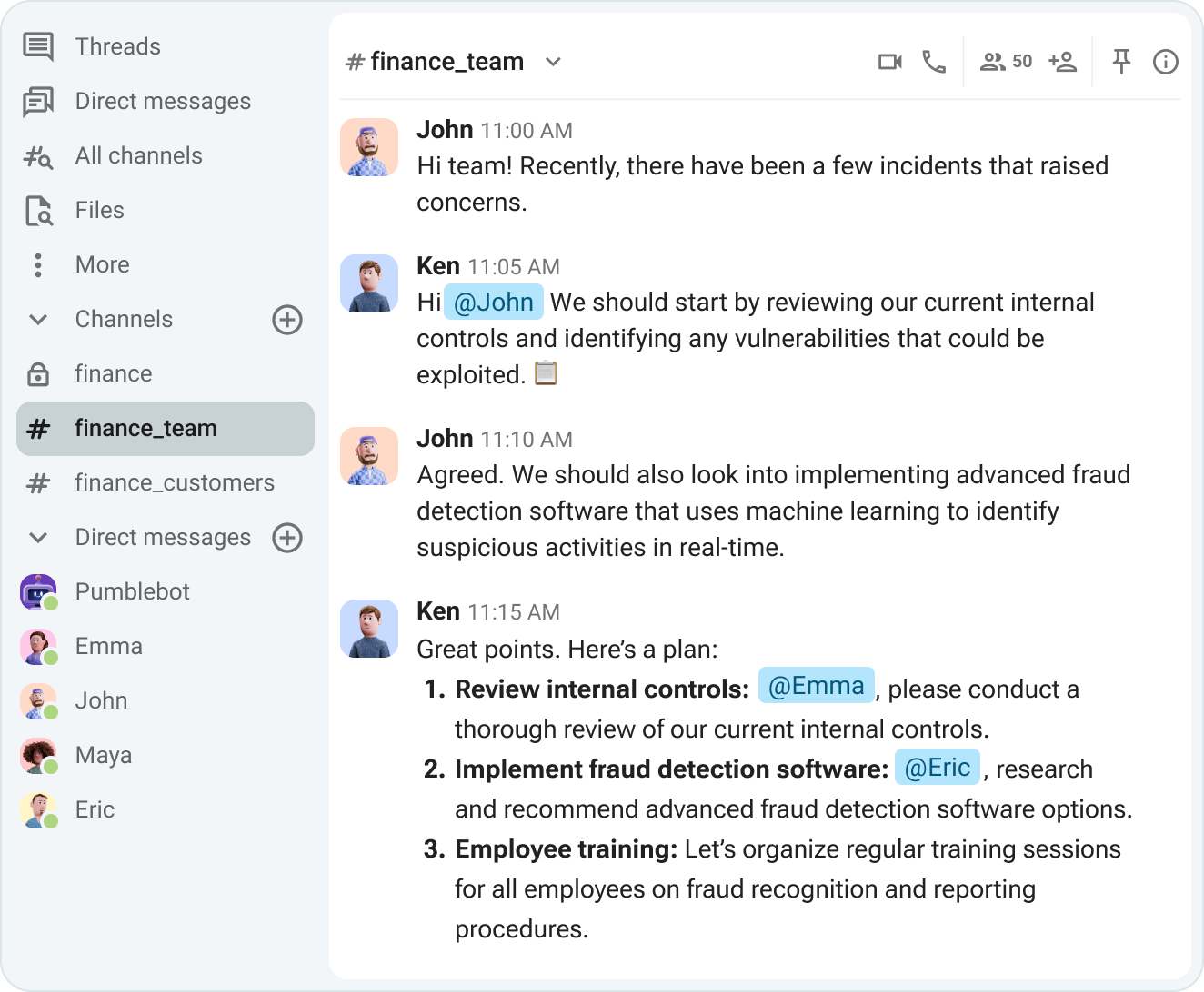 Have a secure team collaboration