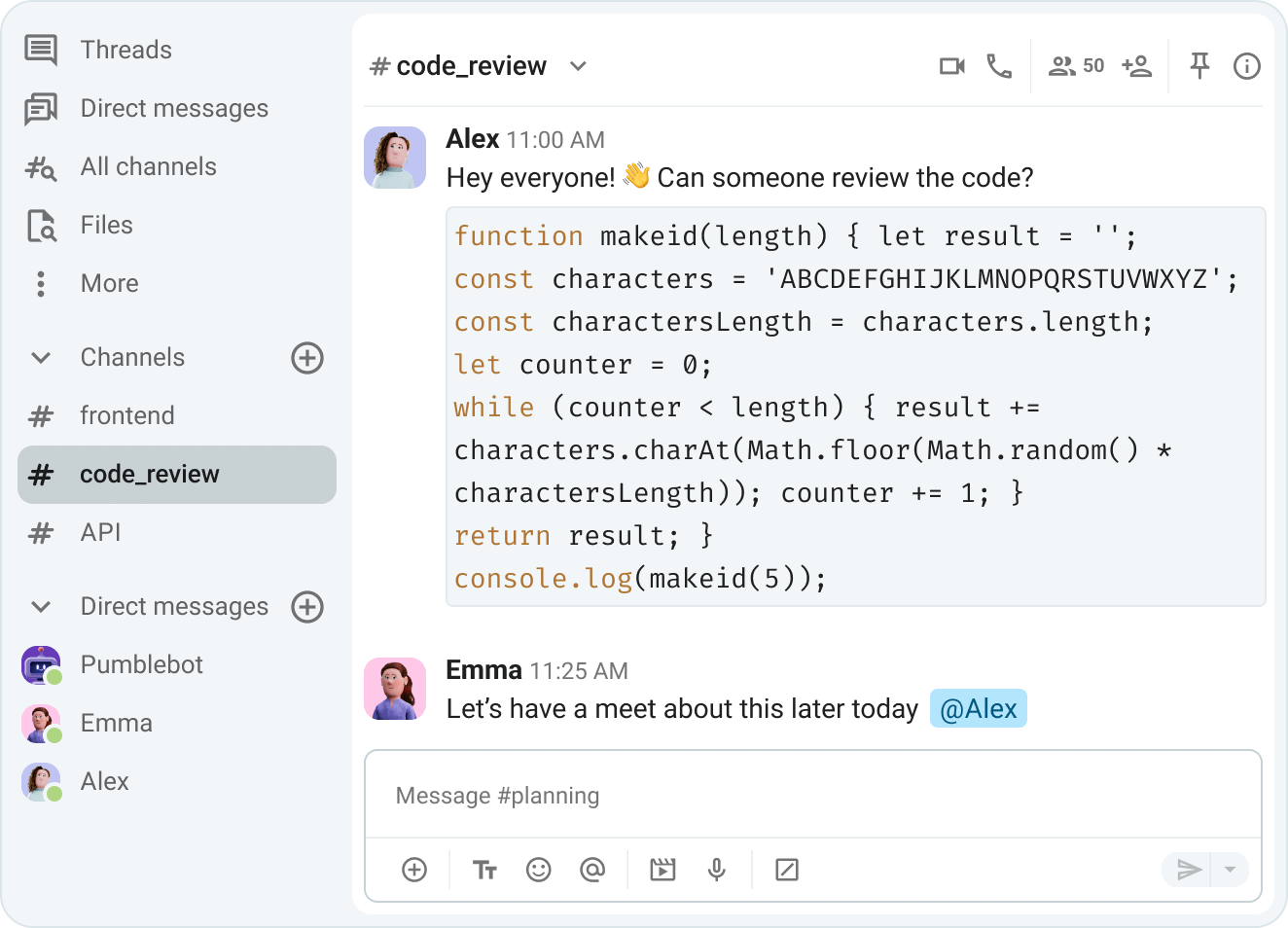 Plan, review and deploy the code