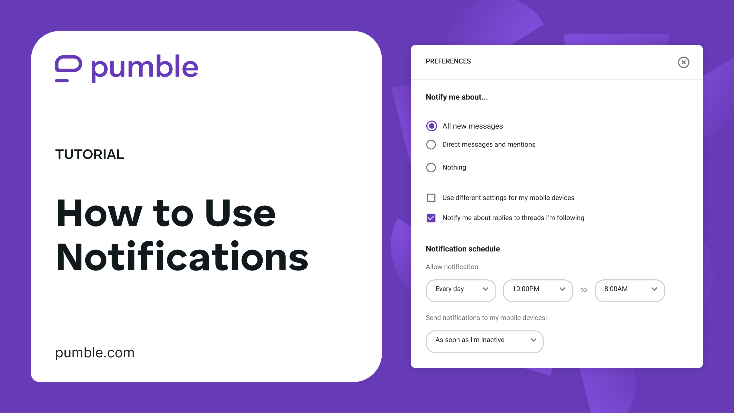 Pumble app screenshot